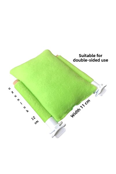 Kuşarkadaşım Bird Bed Soft Resting Pillow Double Sided Sleeping Perch Green Monk & Monk Parrot Bed Perch
