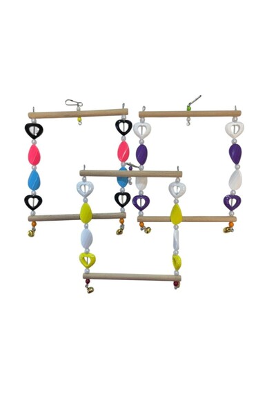 PETS & OTHERS Cockatiel Budgie Colorful Bird Swing