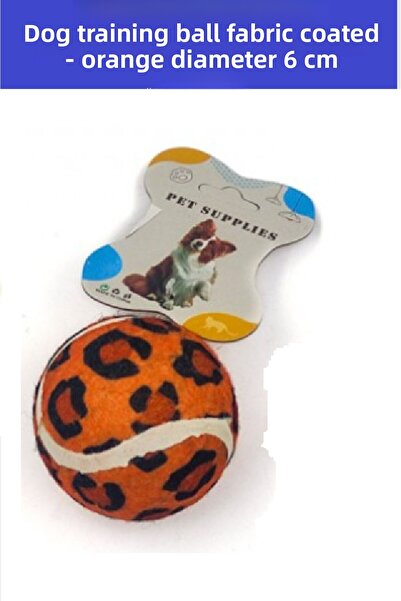 ZETCONCEPT Fabric Coated Dog Training Ball (6 cm Diameter) Durable - in Tennis Ball Hard