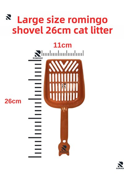 Romingo مجرفة فضلات القطط كبيرة الحجم 26 سم