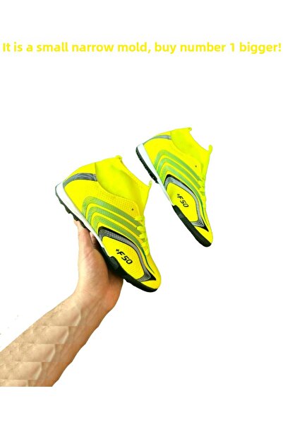 Walked Boys' High-Rise High-Rise Socks Astroturf Football Cleats Football Sports Shoes - Narrow Fit