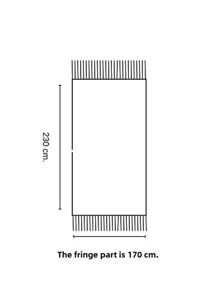 Miracolo Home Green Cotton Decorative Sofa Cover 170x230 Size Optimal Anti-Slip Design