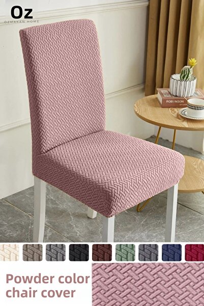 ÖZMAKAN Υψηλής ποιότητας Πούδρα Πολύχρωμο Κάλυμμα Καρέκλας - Λύκρα και Πλένεται 1 Τεμάχιο
