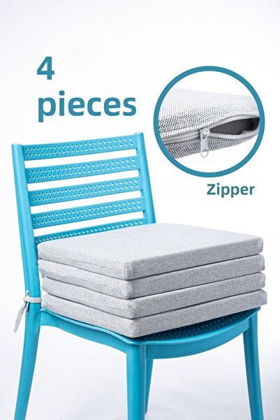 Go Veform 4 Branched Chair Cushion Zippered 22 Dns Gray