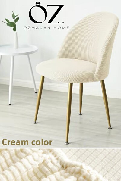 ÖZMAKAN 1 Piece Lycra Oval Chair Cover - Washable and Elastic