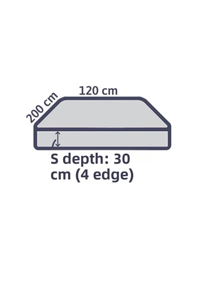Lotusline Brush Pattern Ranforce Elastic Fitted Sheet Set Single Pillowed Orange 120x200