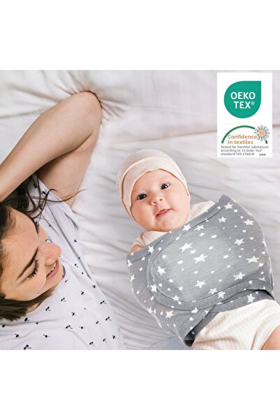 Mommyslab 0-4 Months New Season Patterned Colorful Belt - 100% Cotton, Half Belt (Oeko Tex Cif Certificated)