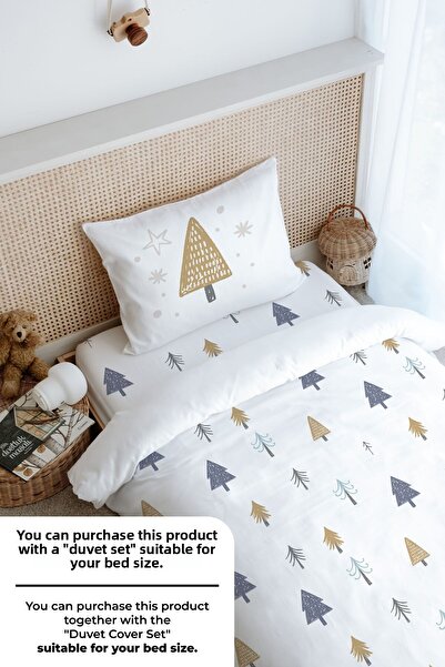 Tuğba Kuğu Σετ Σεντόνια Μονά - Iconic Series - Χριστουγεννιάτικα Δέντρα