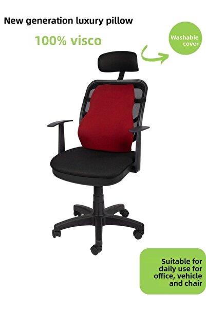 Viscomina Pernă ortopedică pentru talie Pernă pentru spate Visco