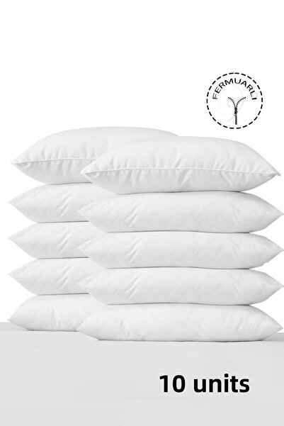 Vionel Home بطانة داخلية بيضاء من القطن مقاس 50x70، كيس وسادة بسحاب، كيس وساد...