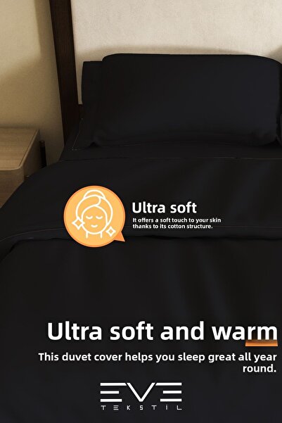 Eve Tekstil Cotton Modern Duvet Cover Quilt Cover 220X240 cm Antiallergic Personality