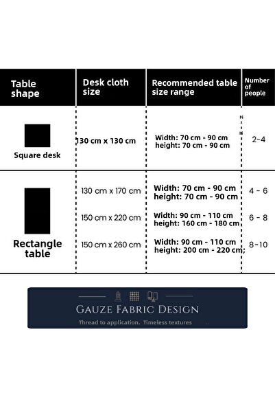 Gauze Fabric Design Linen Textured Khaki Table Cloth with Rich Color Options