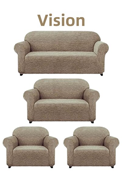 Ensari karaoğlu Husa de canapea 3+2+1+1 Woven Jacquard. cu cauciuc, flexibil, lavabil scaun, canapea, husa extensibila