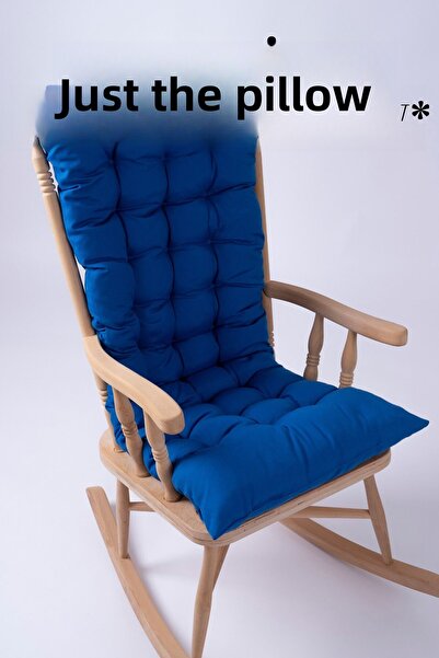ALTINPAMUK Selen Luxury Blue Chair Cushion - 120x50cm Bench, Swing Rocking (Cushion Only)