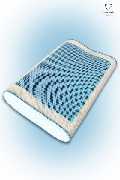 Akestoria Med 55 x 35 x 10/9 cm Pernă Visco Gel P-006