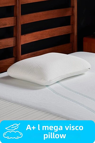 BLACK DEER Ортопедична възглавница Visco - Memory Foam, Memory Neck Pillow, 60x40x15 cm