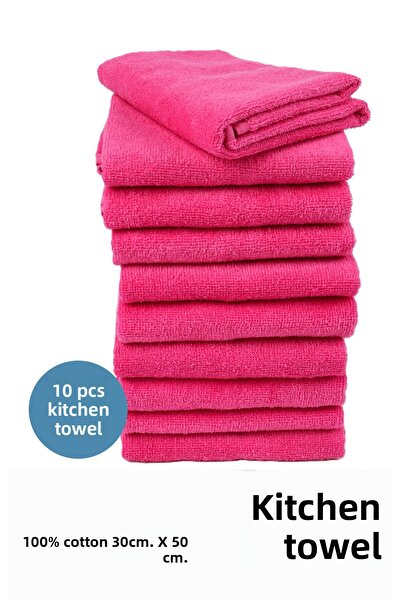 sevilya 10 قطع مناشف المطبخ منشفة الوجه