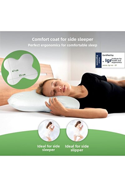 by ballı biocotton Orthopedic Mold Visco Pillow Butterfly Model 45X55 Large Size