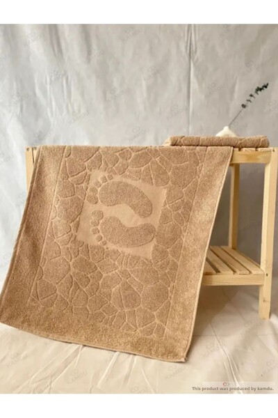 QURRY Πέτρινο σχέδιο αντιολισθητικό πατάκι ποδιών 50x70cm με γρήγορη απορρόφηση νερού