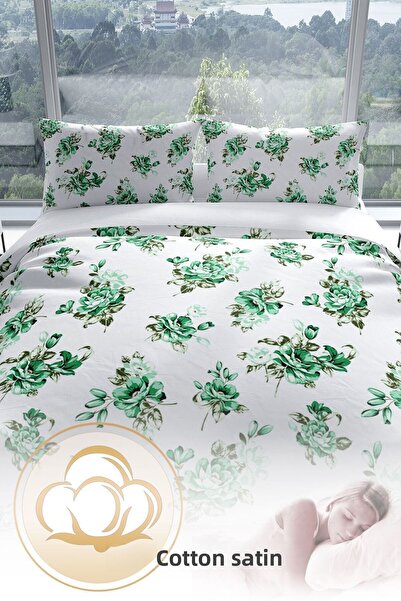 Cattleya Bigarden 3d Cotton Satin Double Duvet Cover Set