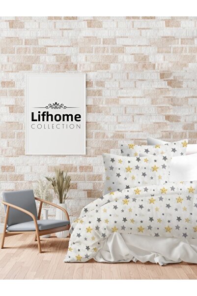 Lief Home طقم غطاء لحاف فردي مصنوع من قماش الفانيلا (الفانيلا)| 100% قطن/قطن