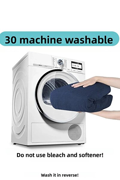 kanway Husă pentru canapea de colț elastică pentru 5 persoane cu fustă - Wrap Around L, mâneci, elastic flexibil. 350 cm