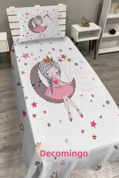 dekomingo White Moon Princess Multi-Star Baby and Children's Base Pique Set