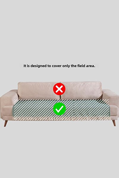 Miracolo Home Husă de canapea din bumbac cu dungi gri deschis - 115x200, model cu franjuri în față