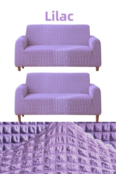 Ensari karaoğlu 3+3 خيش، بدون تنورة، مرن، مرن، قابل للغسل، قابل للغسل، كرسي ب...