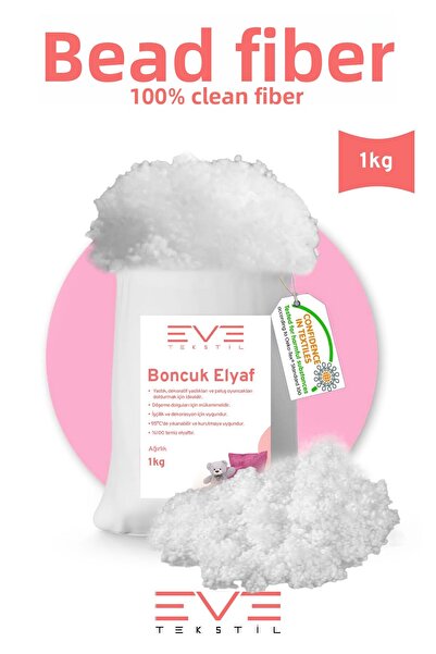 Eve Tekstil 1.Quality Antiallergic Nonstick Material - 100% Clean Bead Fiber,...