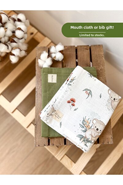 MİLNA BABY&KİDS Multi-Purpose Set of 2 Muslin Blanket Muslin Baby Blanket Mus...