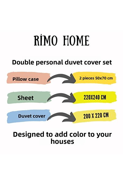 Rimo Home DOUBLE PERSONAL DOUBLE SIDED Duvet Cover SET SCOTTISH