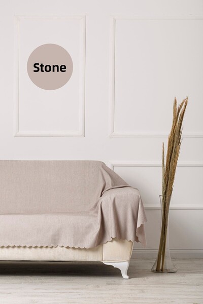 VELERDE HOME Stone King Size Covering on Her Arms Double-sided Sofa Bed Sofa Cover Shawl