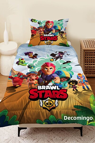 dekomingo Brawl Stars Baby and Children's Room Quilted Quilt