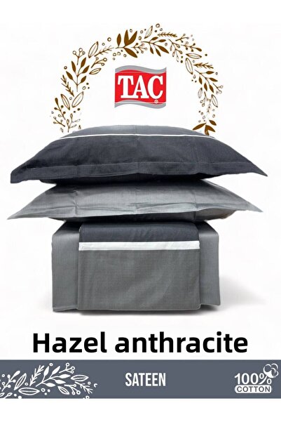 Taç ΣΕΤ ΚΛΙΝΟΣΚΕΠΑΣΜΑΤΩΝ TAÇ ΔΙΠΛΟ ΣΕΤ ΑΝΘΡΑΚΙΤΙΚΟ ΒΑΜΒΑΚΙ ΣΑΤΕΝ