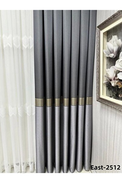 NİVEMESHOME Nivemeshome Eastern Anthracite - Gold Ft671536 2512 1/3 Close Ple...