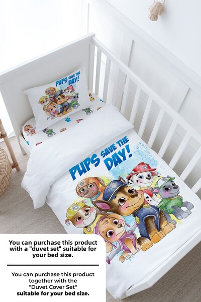 Tuğba Kuğu Set cearșaf pentru copii Paw Patrol Cartoon Series - Dimensiune elastică