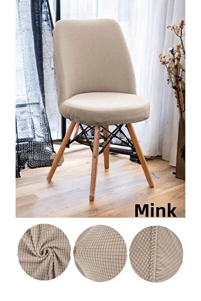 seltenet Washable Stretch Elastic Lycra Oval Chair Cover - Round Chair Cover