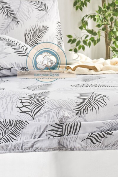 Touch Double 35 cm Fitted Sheet Set with Pillow Cover