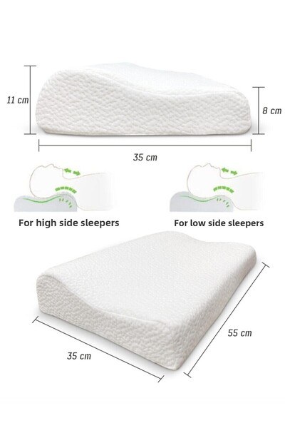 WHITEBLANCO Visco Neck Pillow for Cervical Disc Herniation