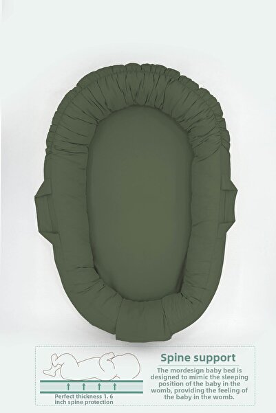 mordesign Babynest Orthopedic Baby Bed, Mother's Side Baby Bed, Ergonomic Design, Grand Series