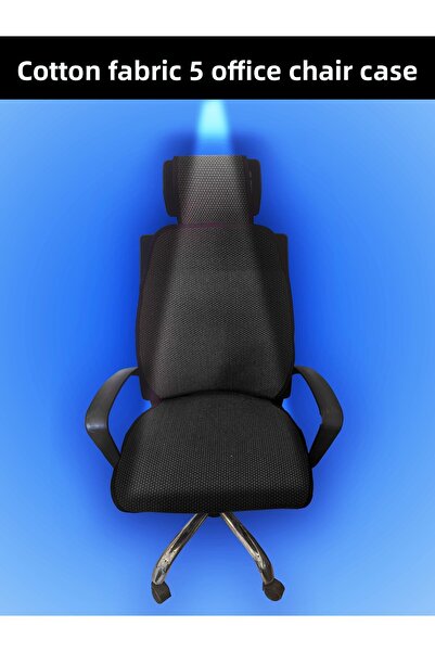 KONFORUM Office Seat Cover Seat Cover Cotton Anti-Sweat Fabric Gray