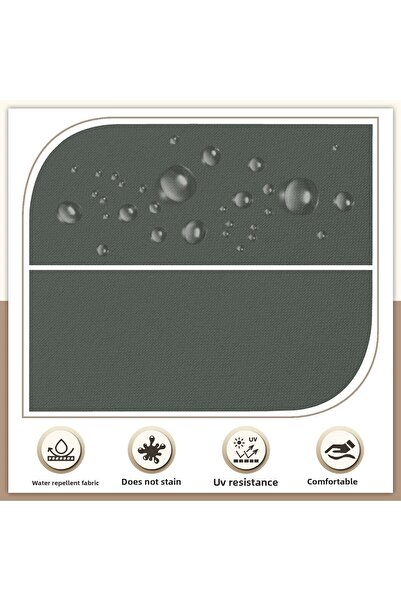 Evim Stain-Proof Canvas Chair Cushion - 40 X 40 cm