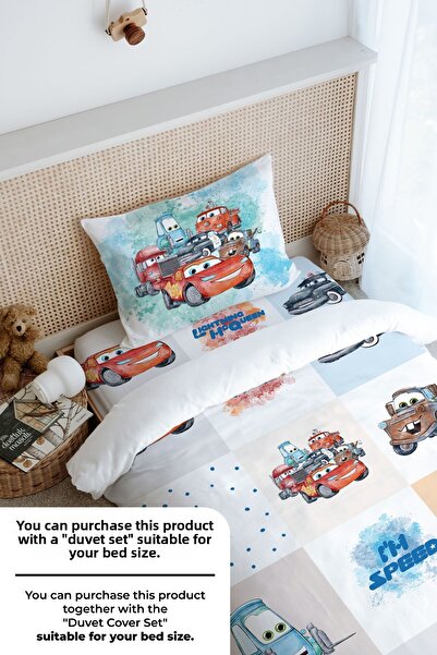 Tuğba Kuğu Μονό Σετ Σεντόνια - Σειρά κινουμένων σχεδίων - Racer Lightning Patchwork