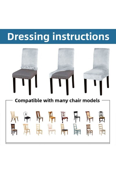 Faiend New Model Patterned Lycra Fabric Non-Pilling Chair Cover - Single