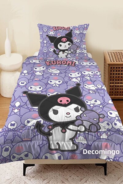 dekomingo Cuvernă matlasată cu model violet