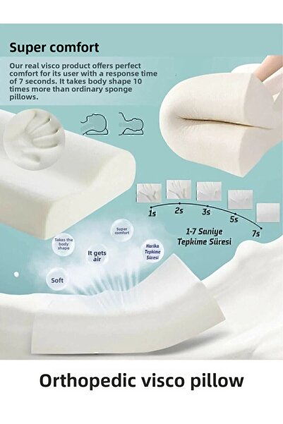 long way Orthopedic Pillow Visco Neck Support Pillow