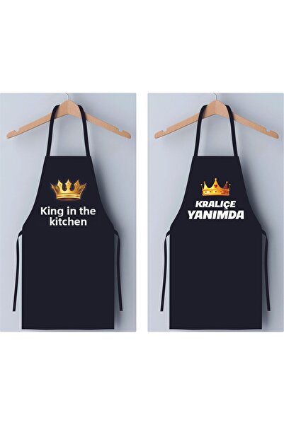 yeşil baskı merkezi Printed Kitchen and Queen Set for King