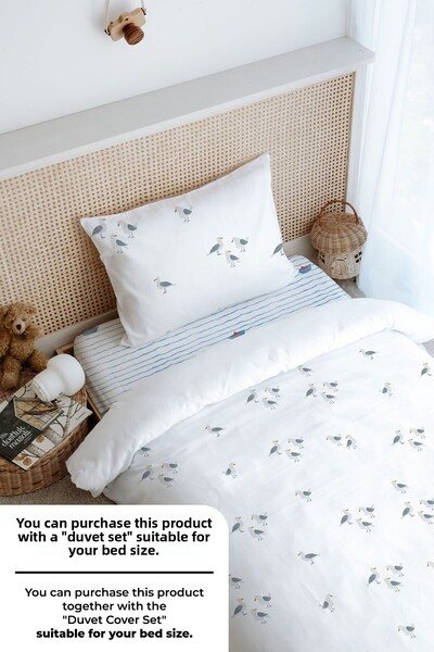Tuğba Kuğu Single Fitted Sheet Set - Iconic Series - Bird Sailor