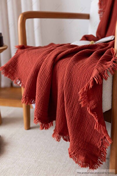 lemsel 100x200 cm Muslin 100% Cotton Throw Blanket, Multi-Purpose Muslin Cover, Cotton Blanket